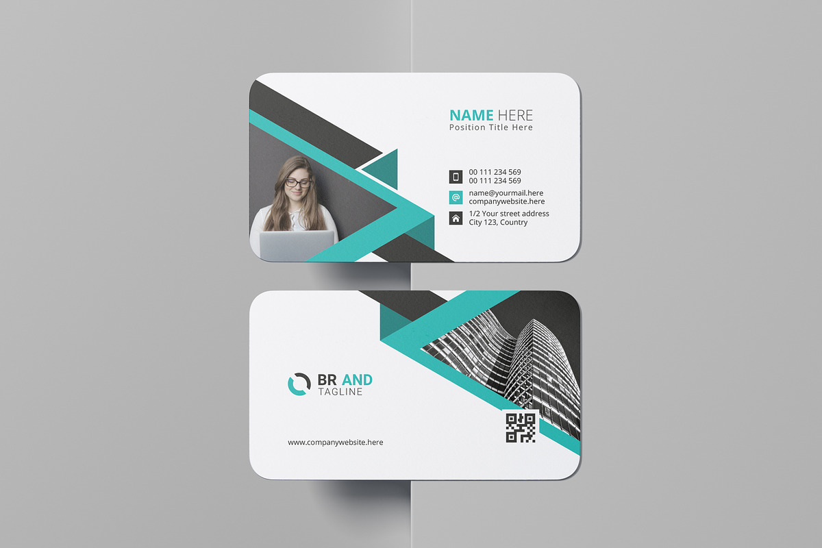 Modern Business Card Design Template, a Business Card Template by VectStock (Photo 2 of 3)
