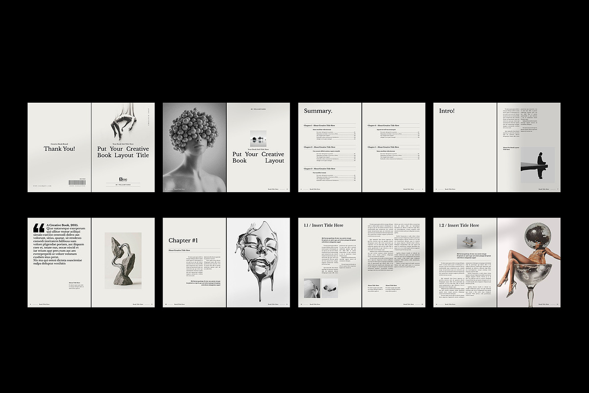 Book Title Layout Design Template, a Brochure Template by TemplateFolio-Shop (Photo 17 of 19)