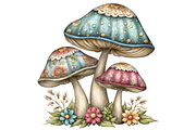 Fairy Mushroom Clipart PNG, a Food Illustration by Memories By Lea (Thumbnail 10 of 19)