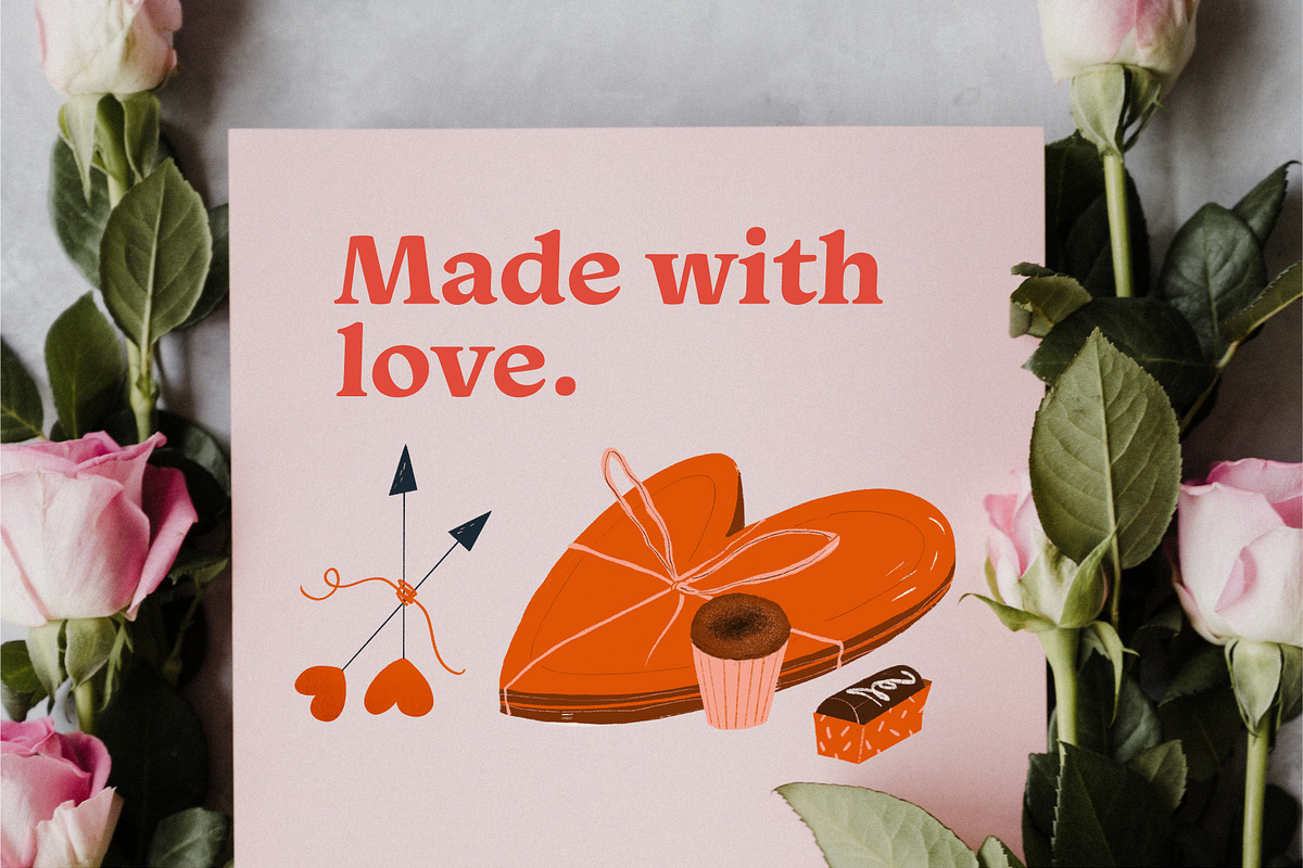 Valentine Graphics - Cute Clip Art, a Decorative Illustration by Marinastu (Photo 3 of 9)