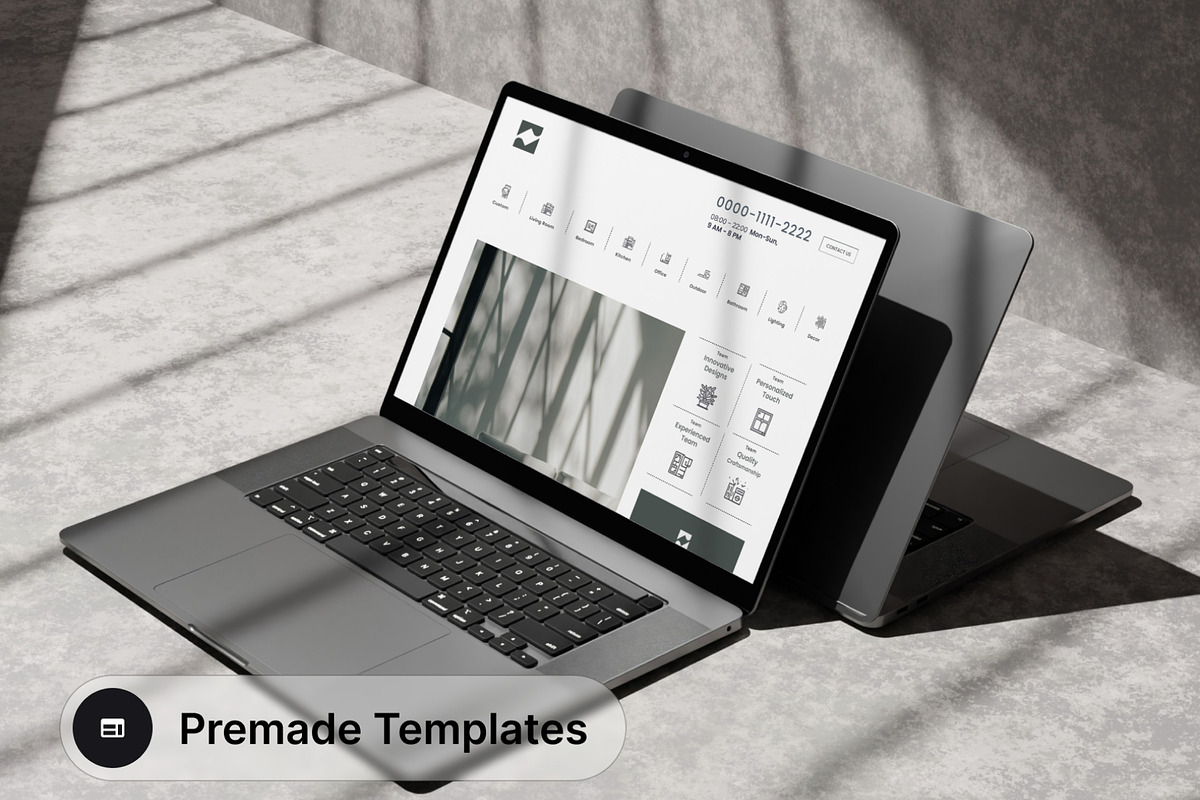 WhiteSpace - Interior Design UI Kit, an UI Kit Template by hiddemaru (Photo 6 of 8)
