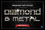 Diamond & Metal #3 - 18 Text Styles, a Layer Style Add-On by Jonas Stensgaard (Thumbnail 17 of 21)
