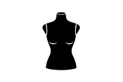 Female torso mannequin silhouette, a Graphic by Gfx_Store (Thumbnail 7 of 10)