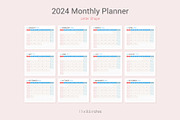 2024 Simple Calendar [Sunday], a Stationery Template by WORAKAMON Design Studio (Thumbnail 7 of 7)
