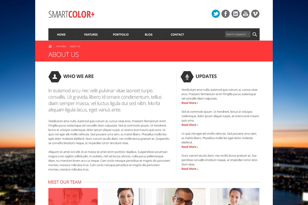 SmartColor Agency Website, a Websites & App Template by IQSIR (Photo 3 of 6)