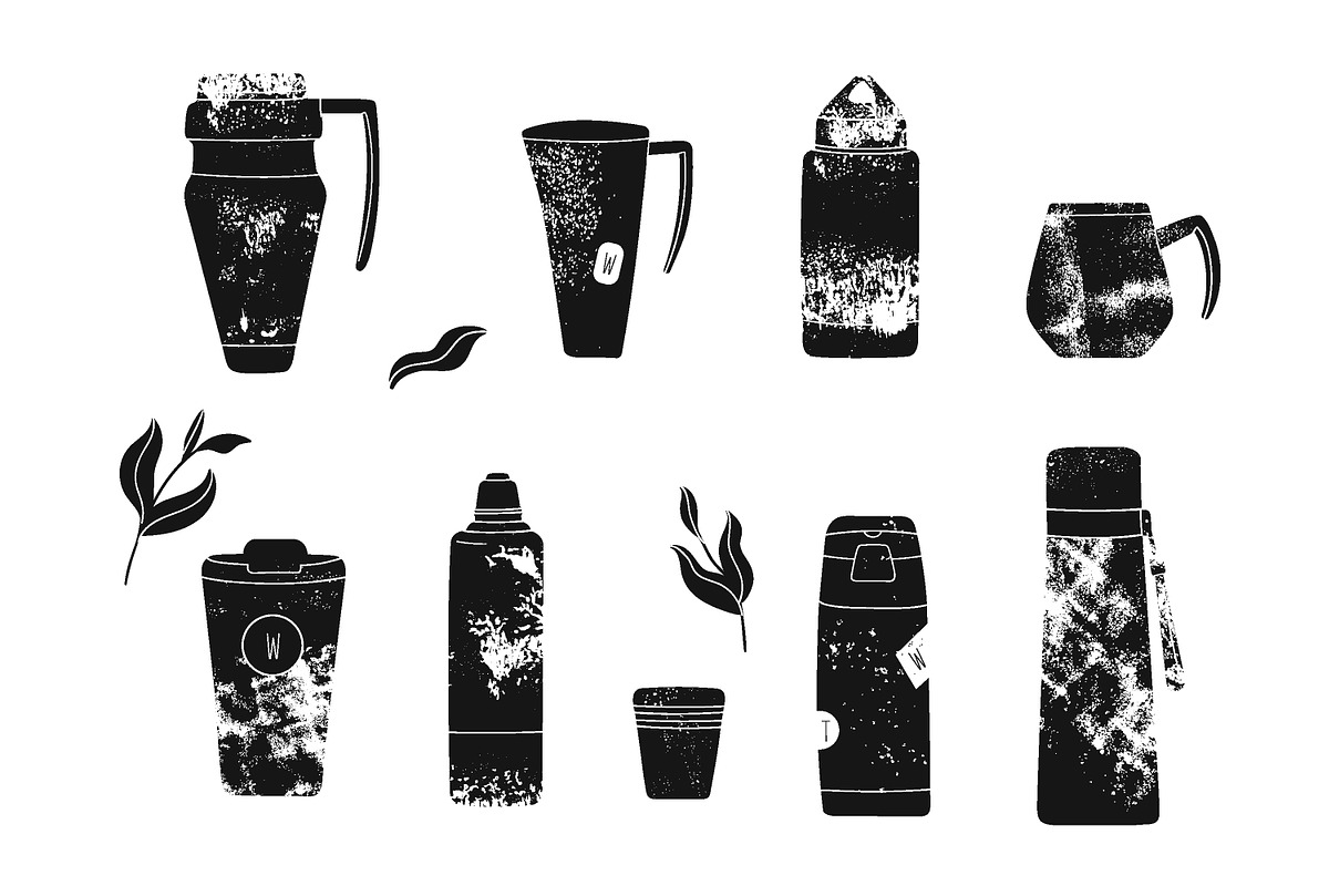 Thermos and thermo mug set, an Object Illustration by Good Studio (Photo 2 of 4)
