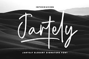 Jartely Font, a Script Font by Zelda Graphic (Thumbnail 1 of 10)