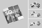 Square Brochure Mockup, a Mockup by DxSLEX (Thumbnail 1 of 5)