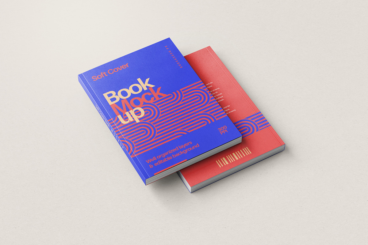 Book Cover Mockup Set, a Books & Magazine Mockup by mockupatelier (Photo 9 of 9)