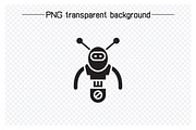 Bundle of Robot Avatars Icons, a Solid Icon by Designfour (Thumbnail 3 of 8)