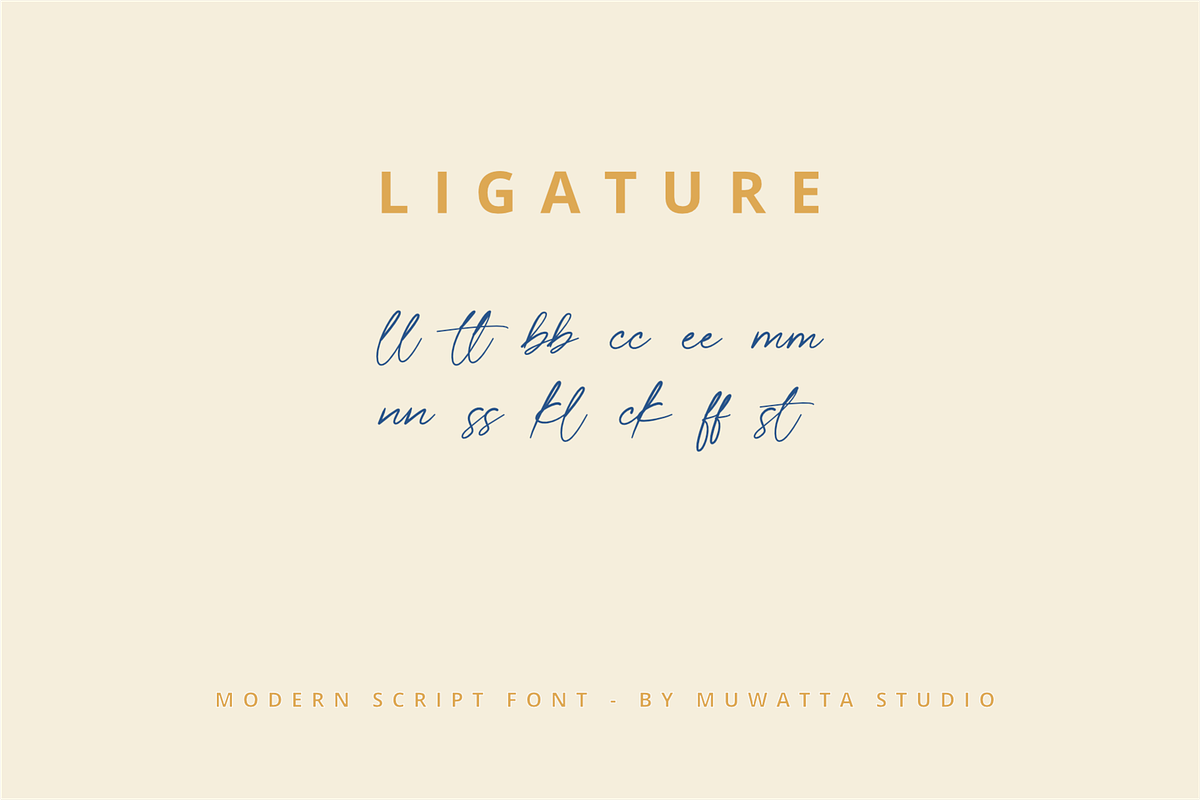 Bright Script, a Handwritten Font by Muwatta Studio (Photo 9 of 10)