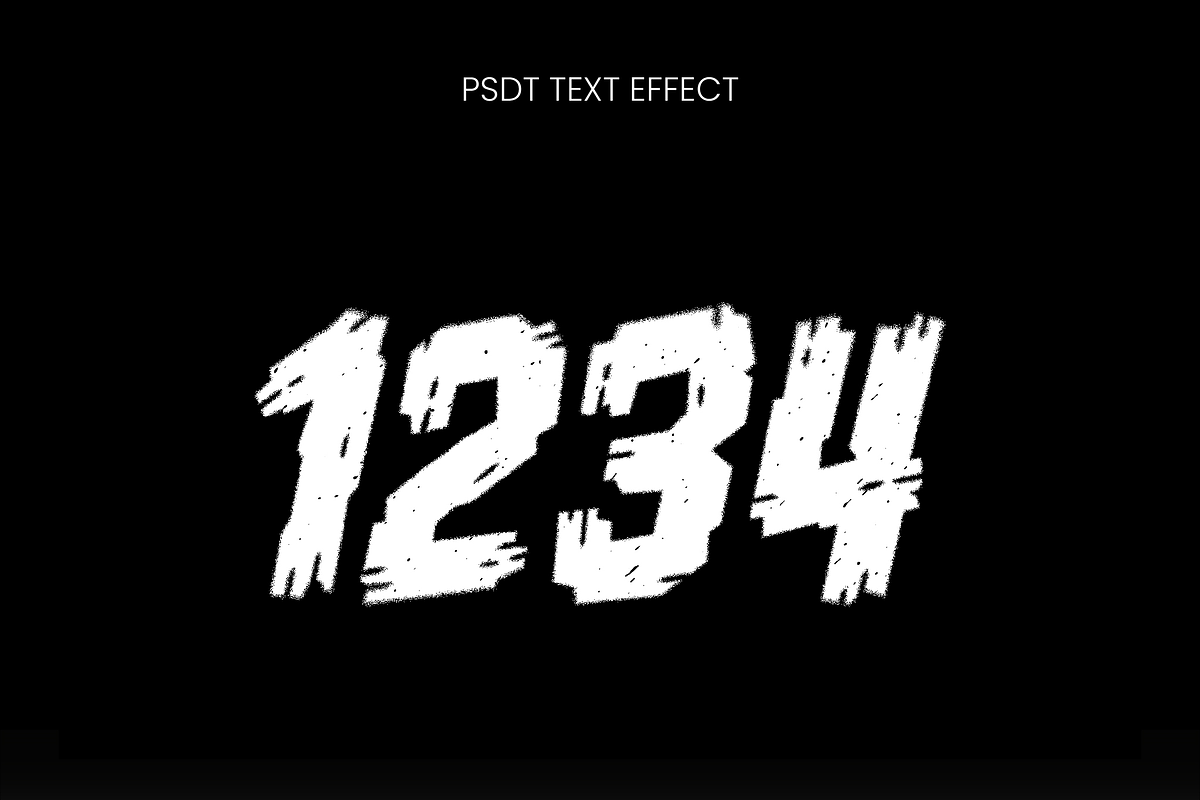 Rough Brush Text Effect preview 2