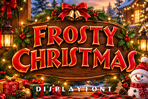 Frosty Christmas – Festive Holiday, a Sans Serif Font by Limited.studio