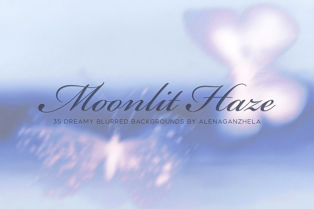 Moonlit Haze Dreamy Backgrounds, a Background Graphic by alenaganzhela (Photo 1 of 9)