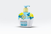 Cosmetic Bottle Dispenser Mock-Up, a Product Mockup by DesignRushMarket (Thumbnail 2 of 5)
