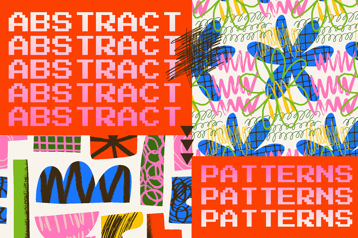 Abstract Seamless Patterns & Shapes, a Pattern Graphic by AnnArt (Photo 2 of 9)