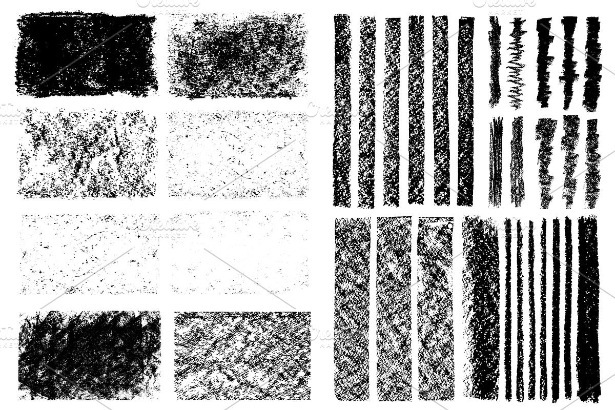 Hand Drawn Textures Collection, a Texture Graphic by IRSYART (Photo 3 of 6)