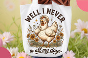 Spring Funny Chicken Sublimation PNG, an Illustration by OK Design (Thumbnail 3 of 6)