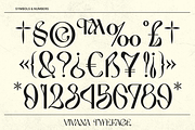 VIVANA | Modern Display, a Sans Serif Font by Alif Devan R. (Thumbnail 10 of 12)