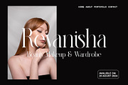 Rulinsa Modern Serif Typeface, a Serif Font by Alfinart (Thumbnail 2 of 10)