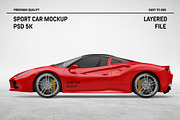 Sport Car Mockup, a Product Mockup by AG Mockups (Thumbnail 1 of 4)