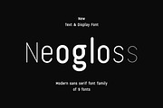 Neogloss- Modern Font Family, a Sans Serif Font by Intuisi Creative (Thumbnail 1 of 10)