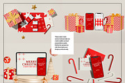 Christmas Mockup Bundle, a Packaging Mockup by Mego-studio (Thumbnail 5 of 11)