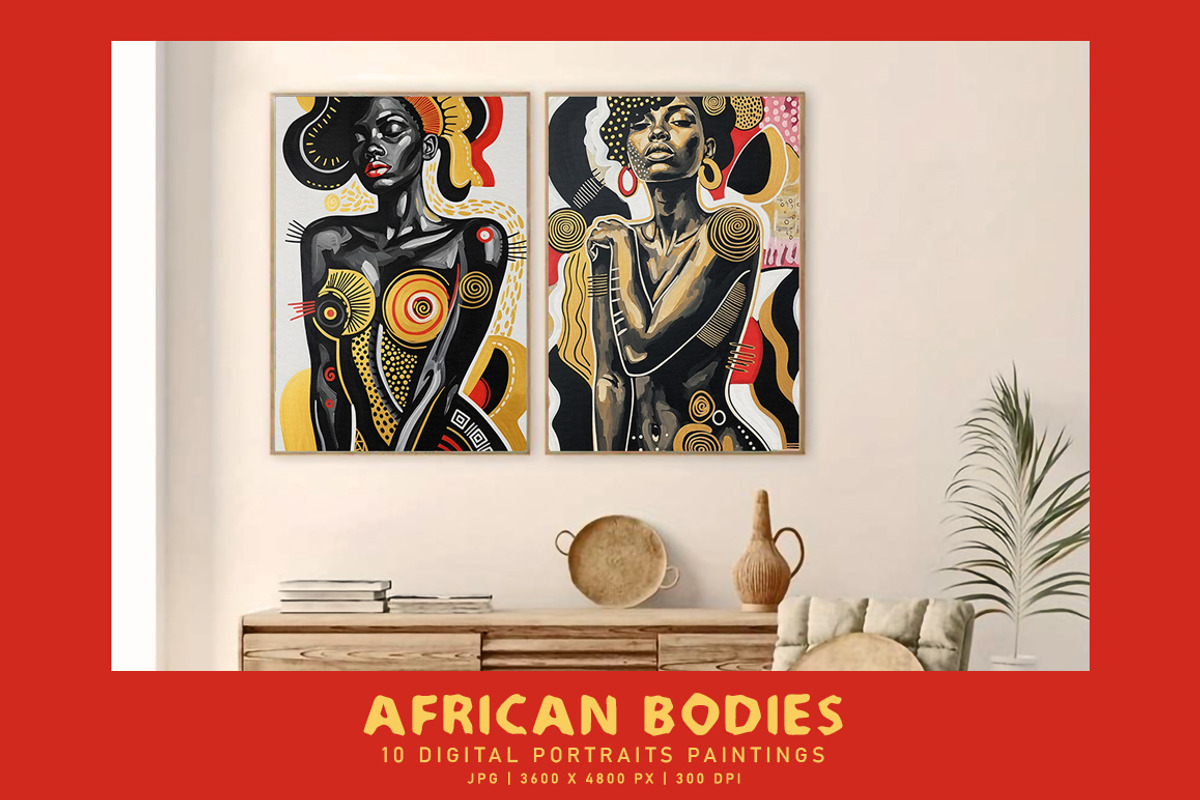 African Bodies, a Decorative Illustration by Digital Art Creations (Photo 3 of 6)