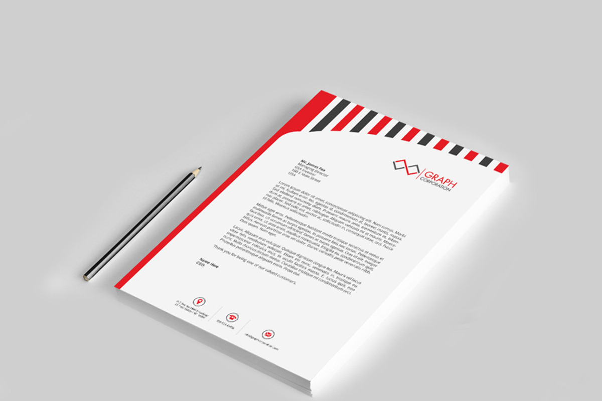 Letterhead, a Stationery Template by asimalikhan555 (Photo 7 of 7)