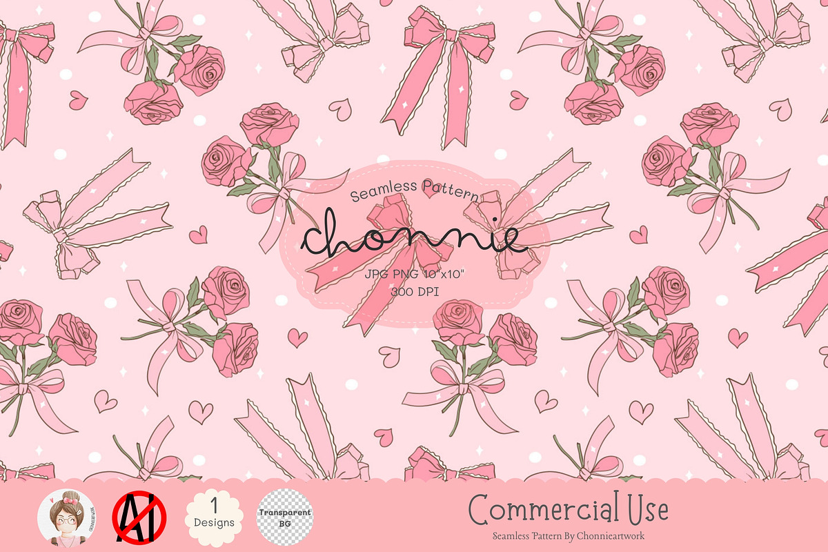 Vintage Coquette Valentine's Rose, a Graphic by Chonnieartwork (Photo 1 of 6)