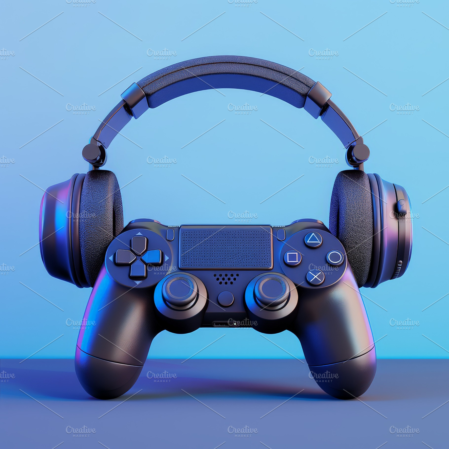 Black standard videogame controller, a Sports & Recreation Photo by Pixeness Studio