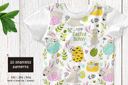 Easter Bunny, a Background Graphic by Nafanya (Thumbnail 10 of 13)
