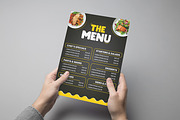 Modern 2 Page Food Menu Template, a Brochure Template by vectorlnk (Thumbnail 3 of 4)
