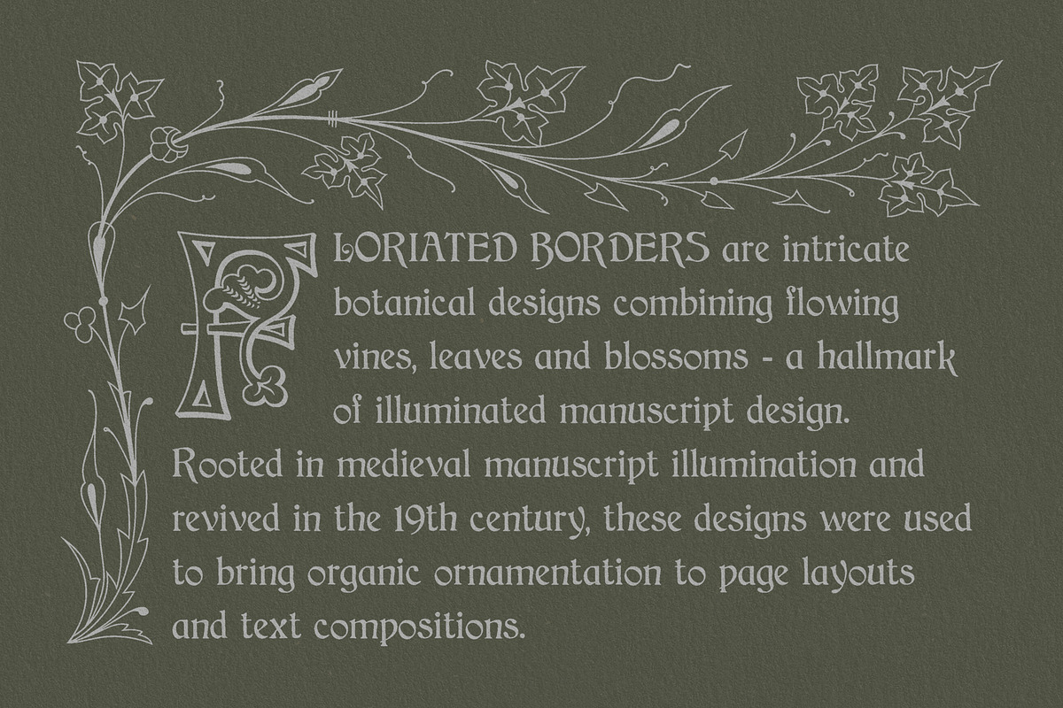 Floriated Borders Vectors, an Object Graphic by MiksKS (Photo 2 of 11)