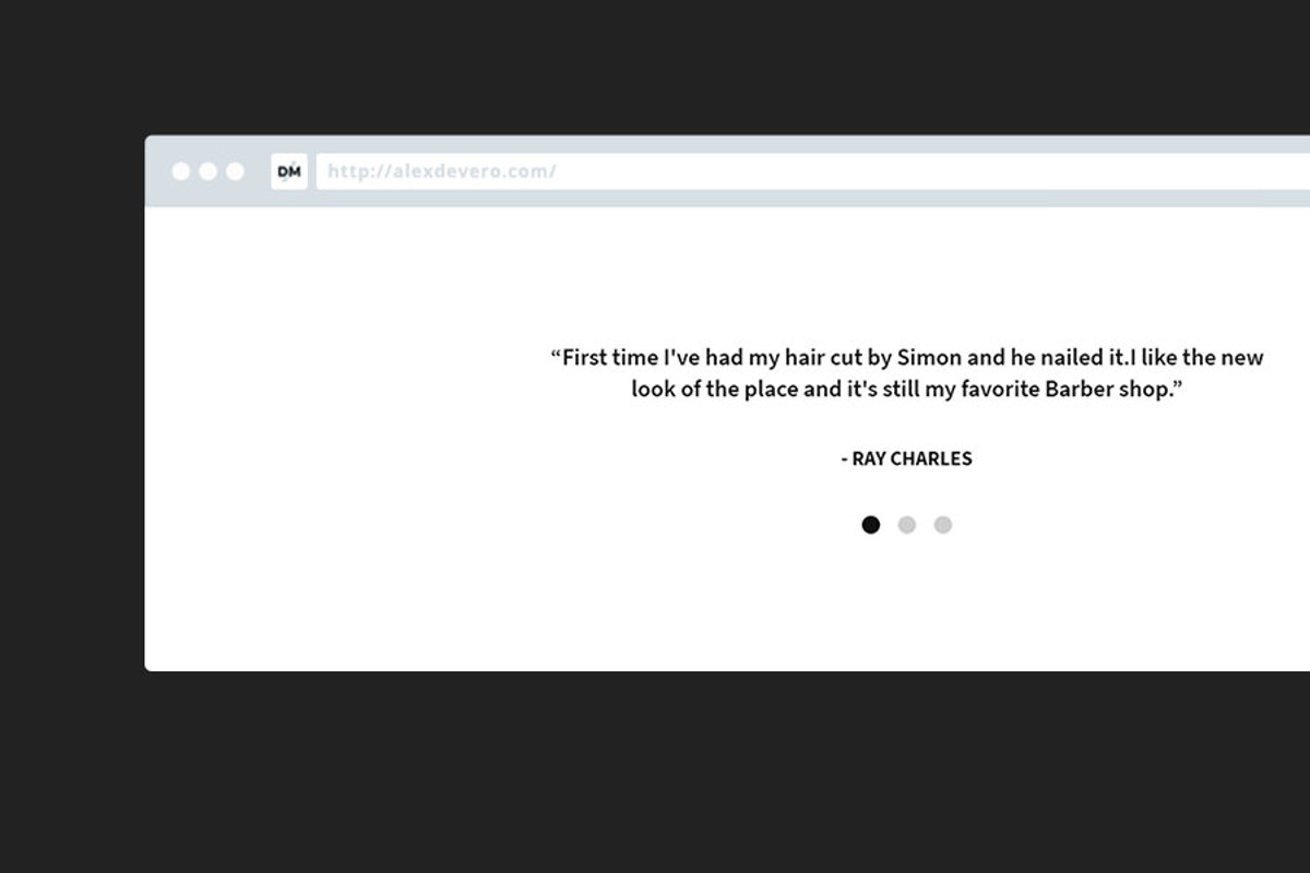 Cedric: One-Page PSD Template, a Landing Page Template by Devero (Photo 10 of 16)