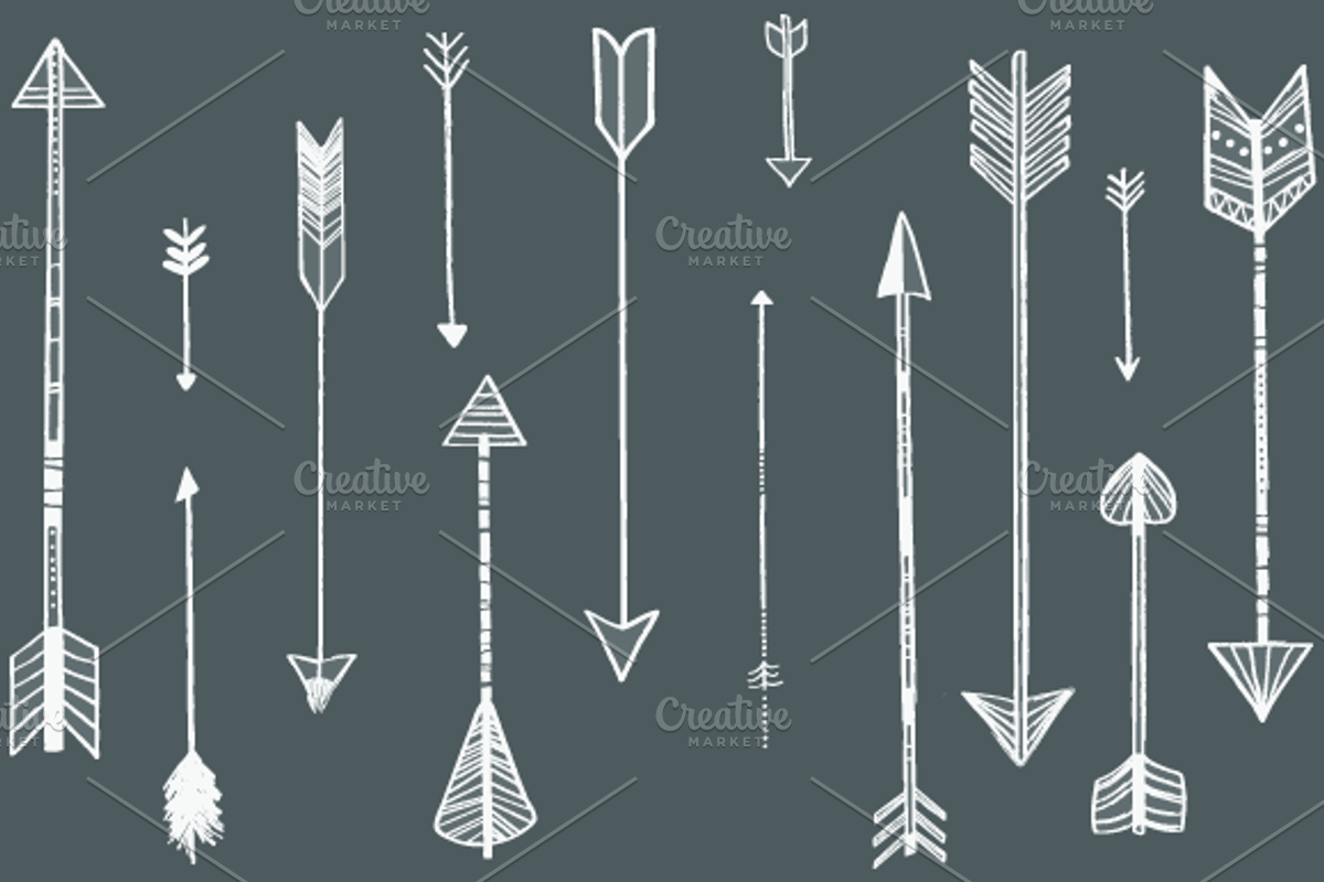 42 Arrow Designs, a Decorative Illustration by Shh! Maker Design (Photo 3 of 4)
