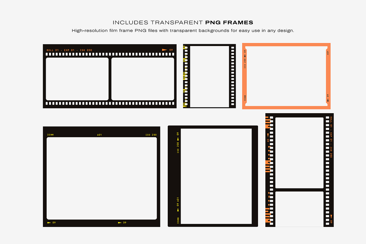 Analog Film Strip Frame Template Set, a Mockup by DesignerCandies (Photo 12 of 13)