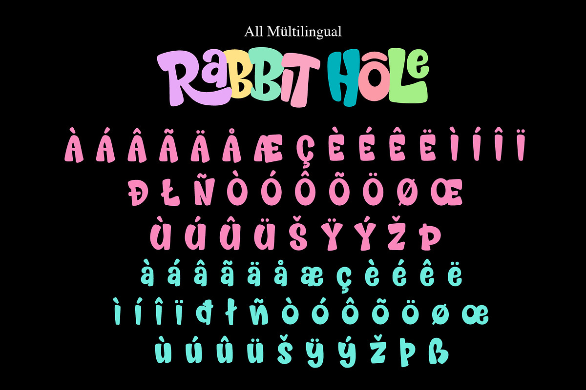 Rabbit Hole, a Sans Serif Font by BBtypeStudios (Photo 15 of 16)