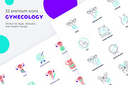 Gynecology | 32 Icons Set Hand Drawn, an Outline Icon by Marina Silence (Thumbnail 13 of 18)
