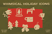 Whimsical Holiday Icons, an Object Graphic by Mere Hunter (Thumbnail 1 of 4)