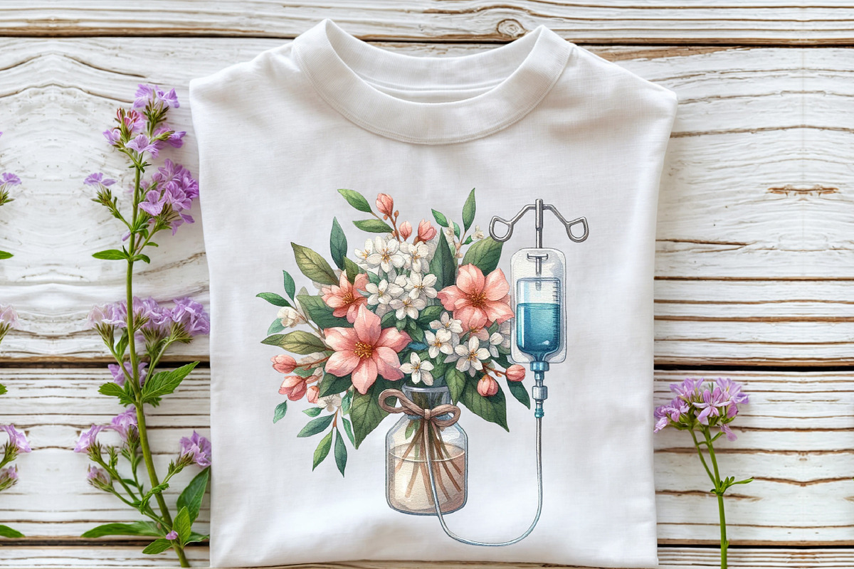 Flower Nurse Life Clipart, an Illustration by Rose Art (Photo 7 of 7)