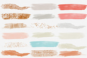 Autumn Watercolor Brush Strokes, a Texture Graphic by ClipartBrat Graphics (Thumbnail 2 of 2)