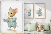Cute Mouse Sailor birthday clipart, an Animal Illustration by AlenaVlasko stock Market (Thumbnail 5 of 5)