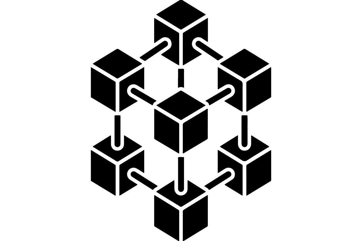 Blockchain and network illustrations, a Technology Illustration by balal (Photo 6 of 13)