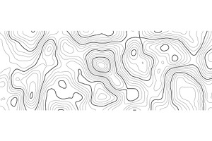 Ocean floor with detailed nautical