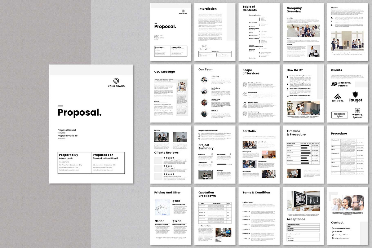 Proposal, a Stationery Template by Amit Debnath (Photo 2 of 9)