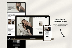 Minimal Squarespace Website Template