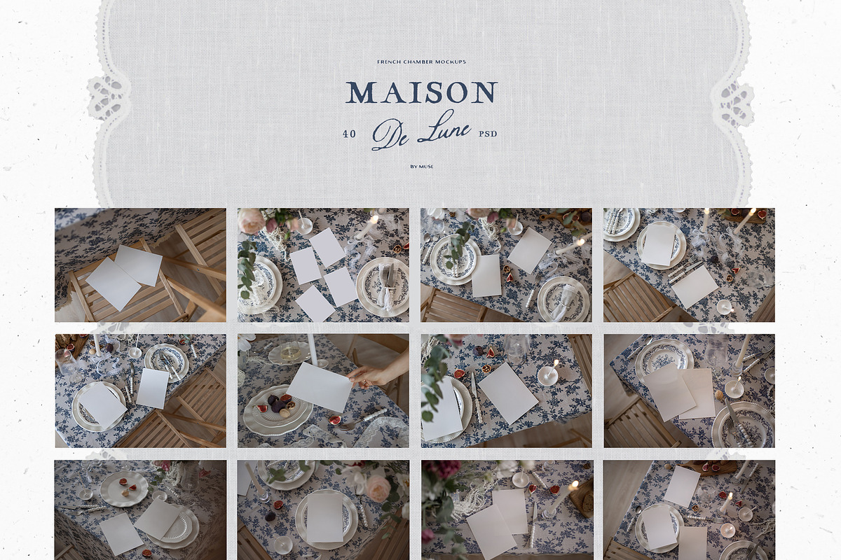 Maison de Lune Elegant French Mockup, a Household Mockup by Muse Mockups (Photo 18 of 19)