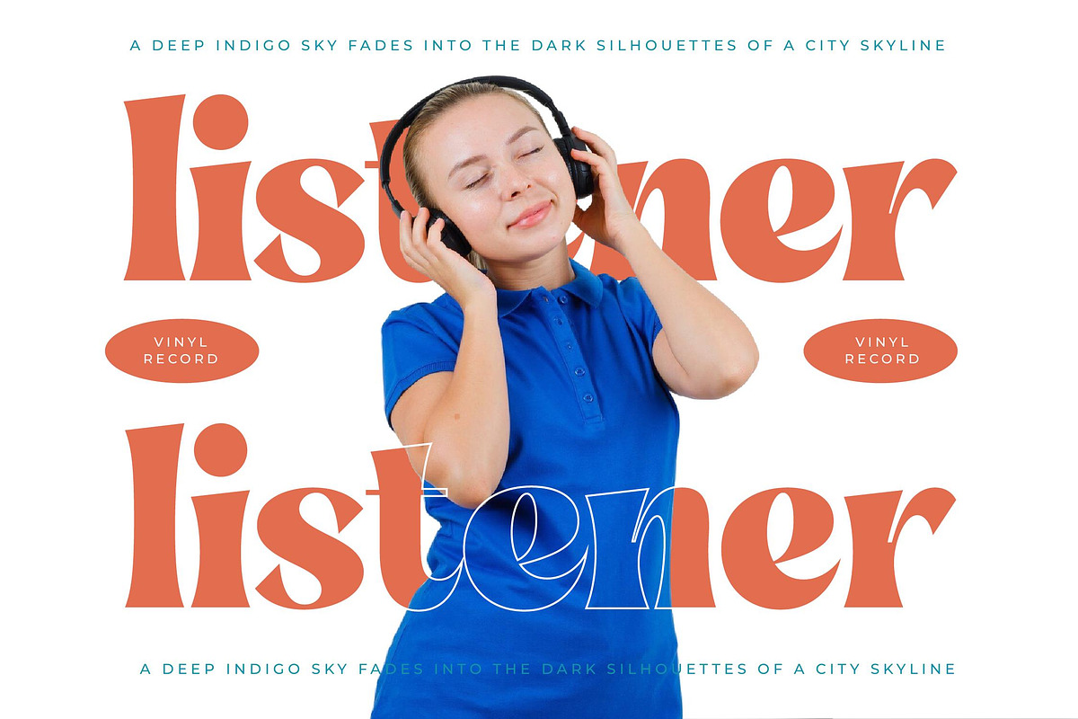 Wajory Musika Groovy Serif Font, a Serif Font by timelesstype.co (Photo 4 of 20)