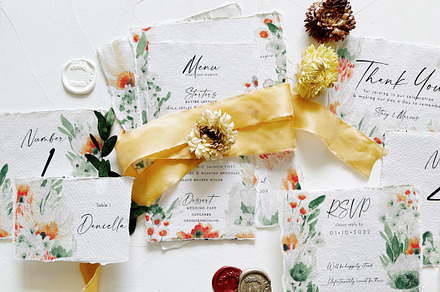 Green Wildflower Wedding Suite